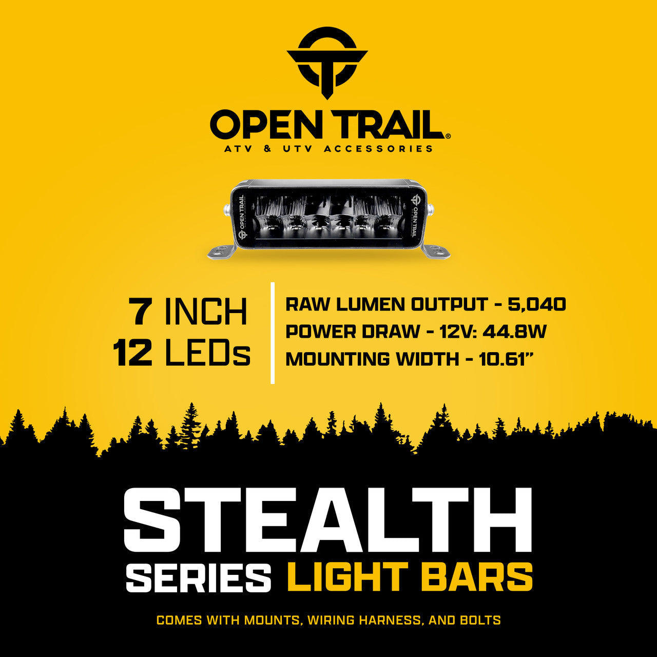 Open Trail STEALTH LED LIGHT BARS
