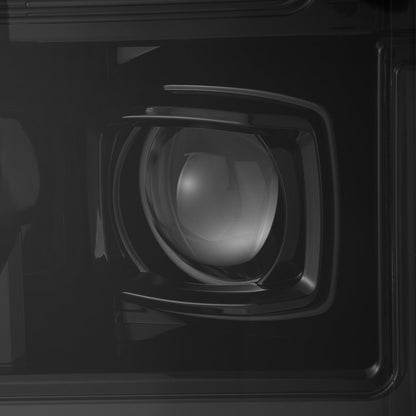 17-19 Ford Super Duty MKII LUXX-Series LED Projector Headlights Alpha-Black