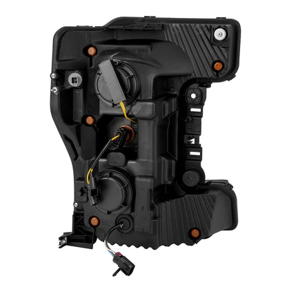 17-19 Ford Super Duty MKII LUXX-Series LED Projector Headlights Black