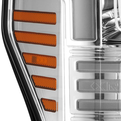 17-19 Ford Super Duty MKII LUXX-Series LED Projector Headlights Chrome