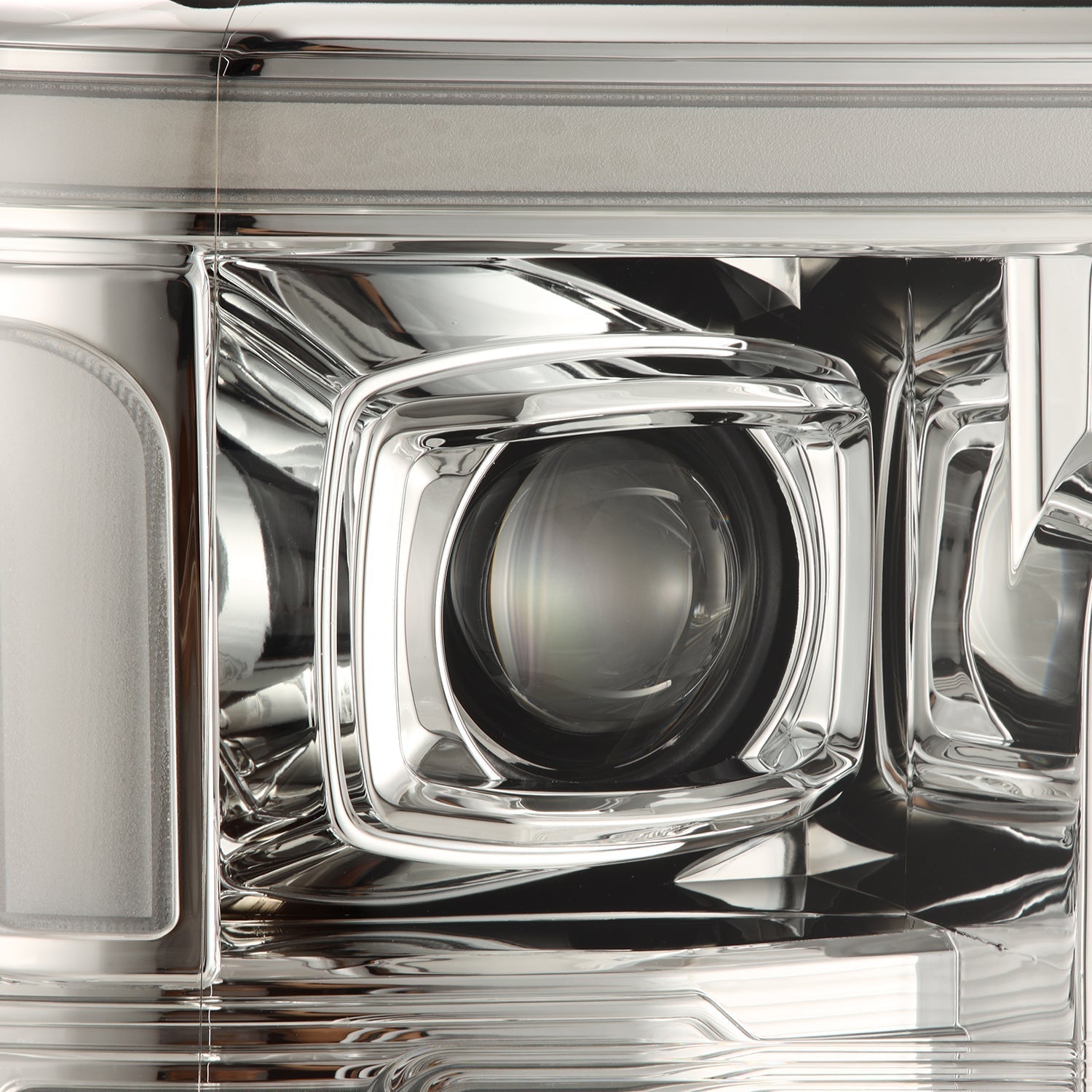 17-19 Ford Super Duty MKII LUXX-Series LED Projector Headlights Chrome