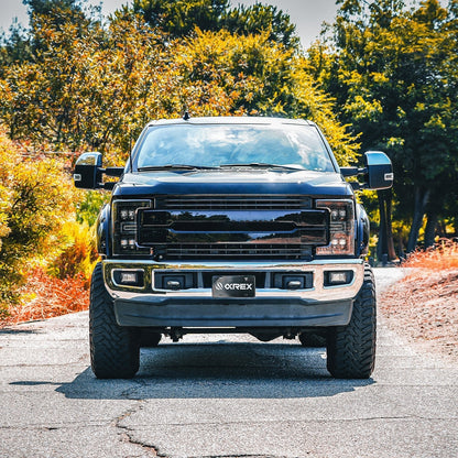 17-19 Ford Super Duty MKII NOVA-Series LED Projector Headlights Alpha-Black