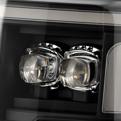 17-19 Ford Super Duty MKII NOVA-Series LED Projector Headlights Black