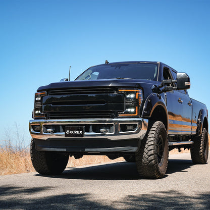 17-19 Ford Super Duty MKII NOVA-Series LED Projector Headlights Black