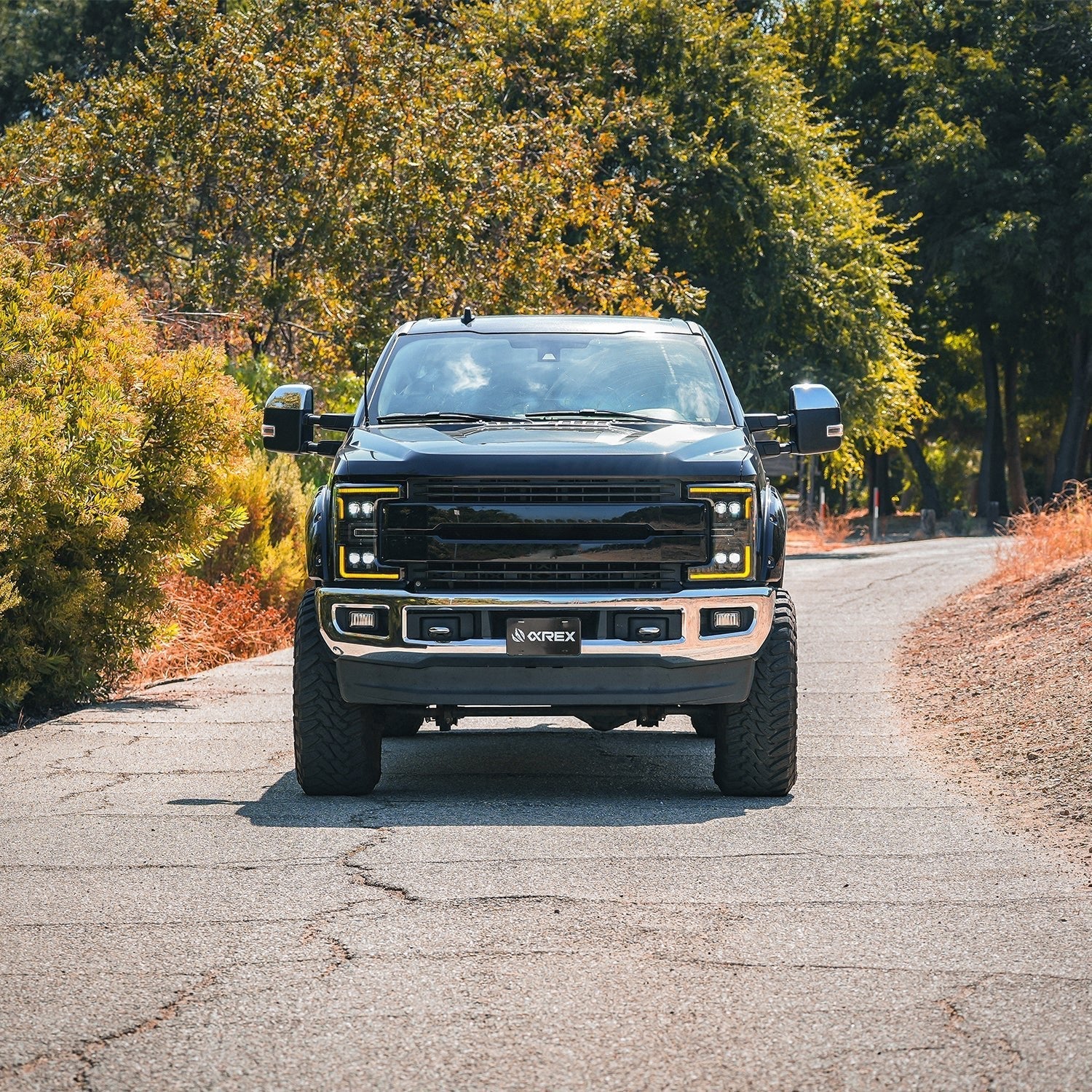 17-19 Ford Super Duty MKII NOVA-Series LED Projector Headlights Chrome