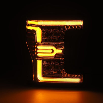 17-19 Ford Super Duty MKII NOVA-Series LED Projector Headlights Chrome