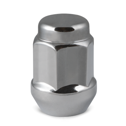 RHI 1/2" CLOSED END BULGE ACORN (18 POINT) 6 LUG 1.38" CHROME 19 LUGS, 4 LOCKS, 1 KEY