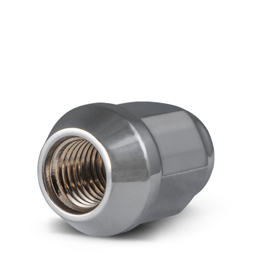 RHI 14X1.5 LUG BOLT (30MM) BULGE ACORN (18 POINT) 5 LUG 1.18" CHROME 16 LUGS, 4 LOCKS, 1 KEY