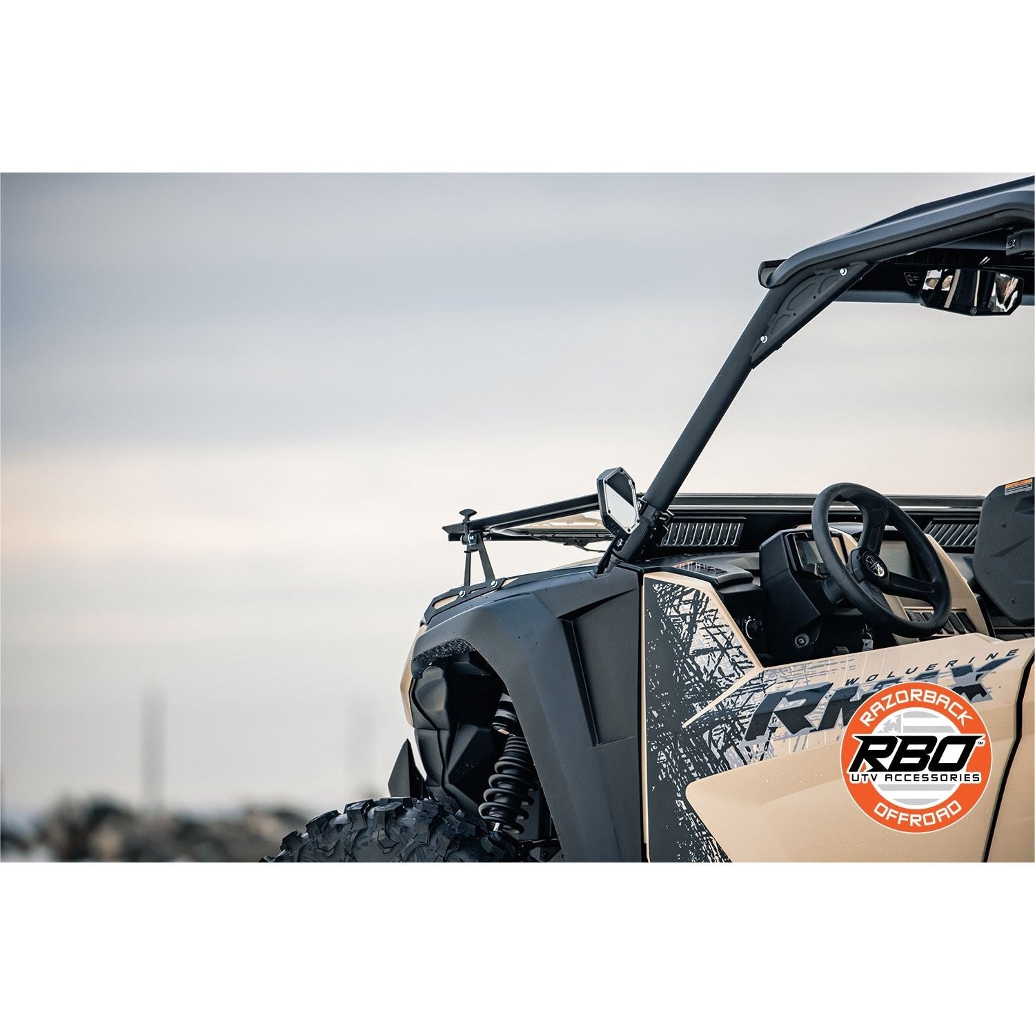 Yamaha Wolverine RMAX Folding Windshield