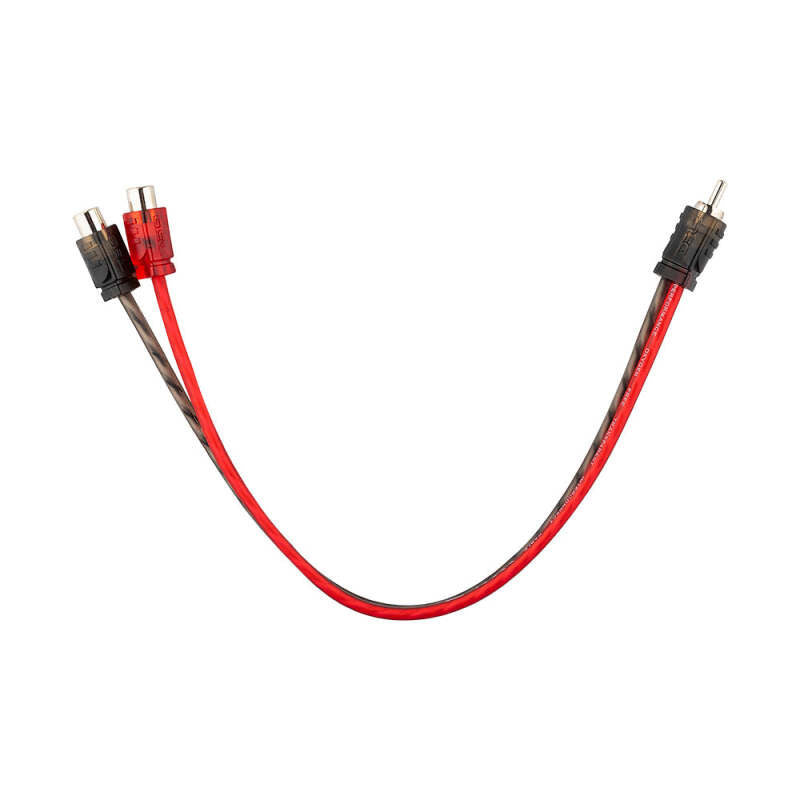 DS18 Level 1 RCA Wire Y Connector 1 Male to 2 Female