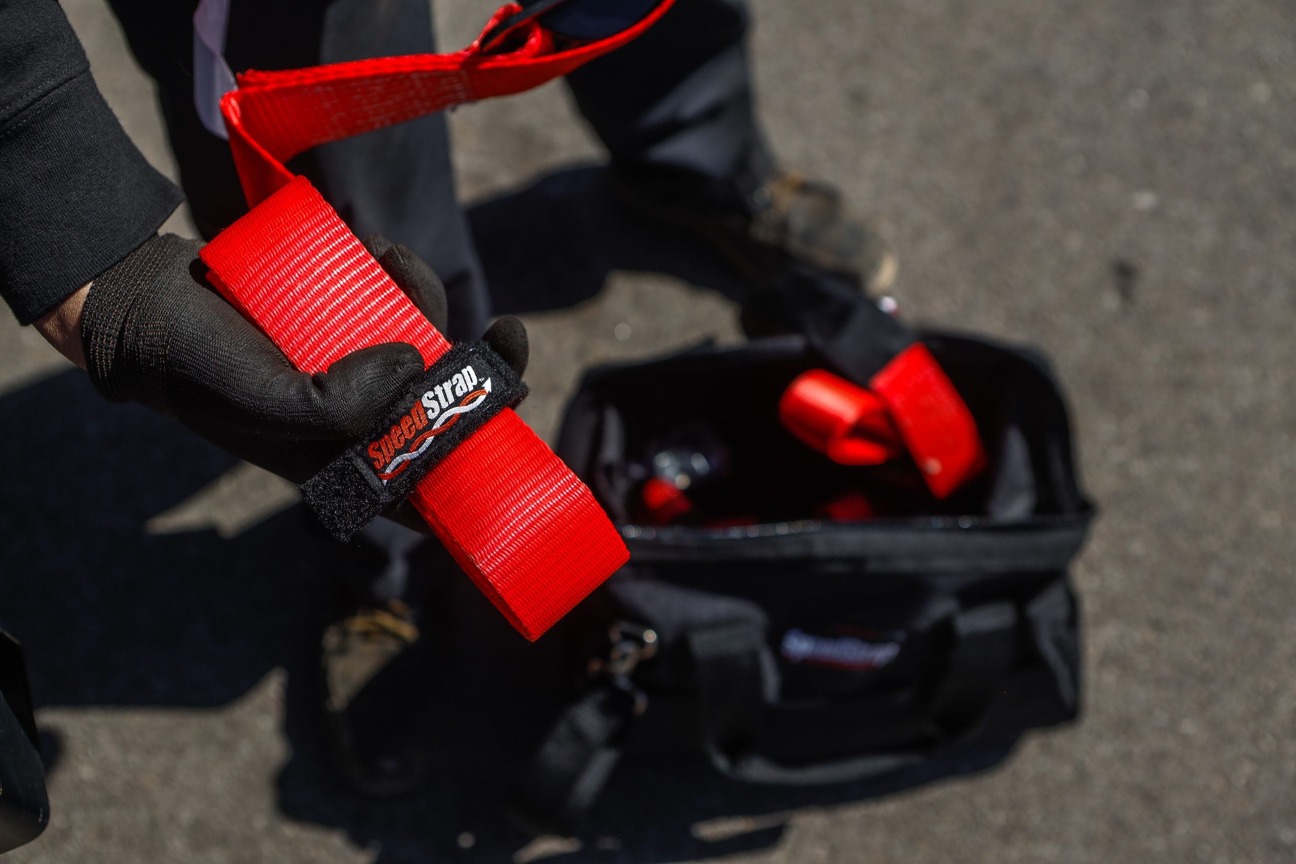 2" x 10' Ratchet Tie Down w/ Twisted Snap Hooks & Axle Strap Combo, Black - SpeedStrap