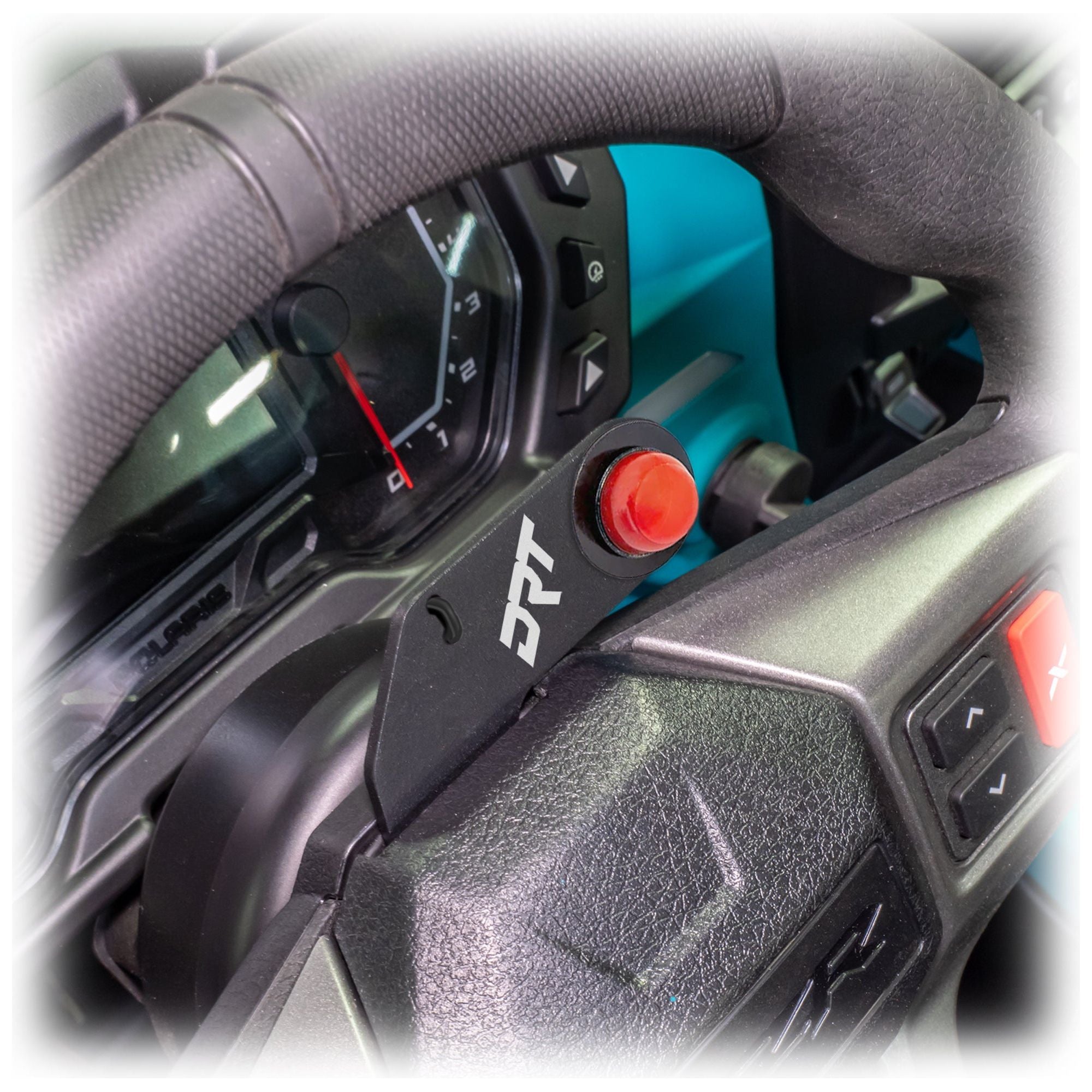 Polaris RZR Pro R / Turbo R Steering Wheel Single Push-To-Talk Plate