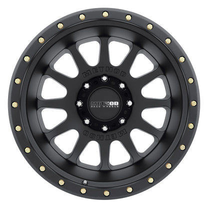 Method MR605 NV 20x12 -52mm Offset 8x170 124.9mm CB Matte Black Wheel