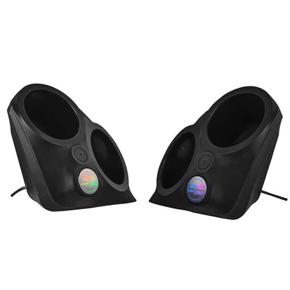 DS18 2015+ Polaris Slingshot Front Fender Dual 8in Speaker Enclosure w/ LEDs (Speakers Not Included)