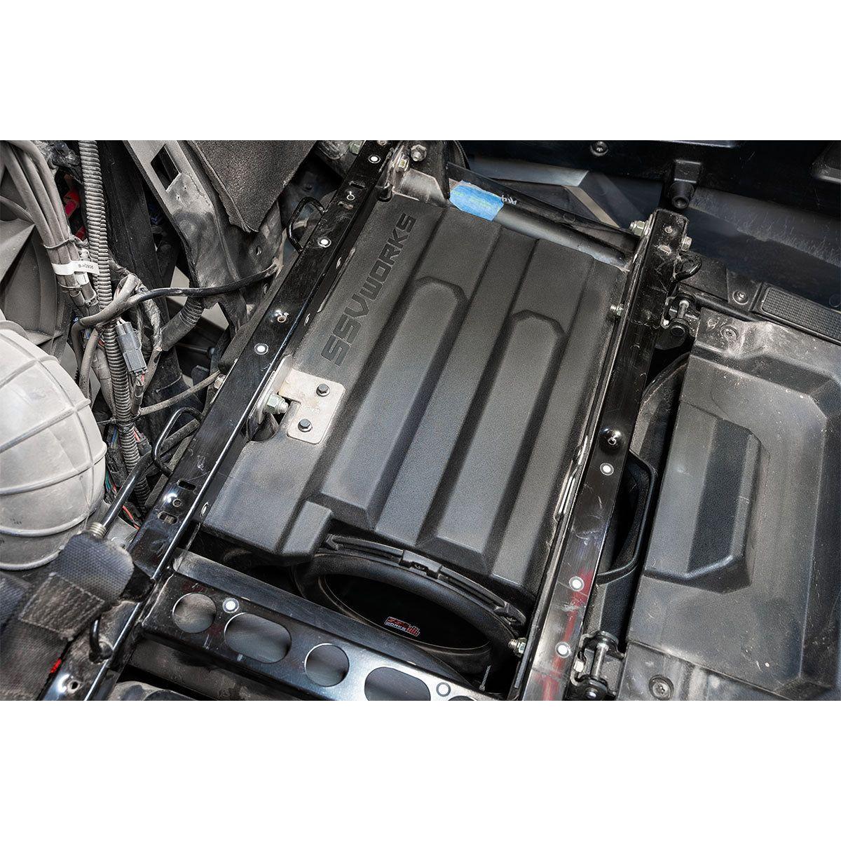 Polaris RZR Pro R / Turbo R Rear Seat 10" Subwoofer Enclosure