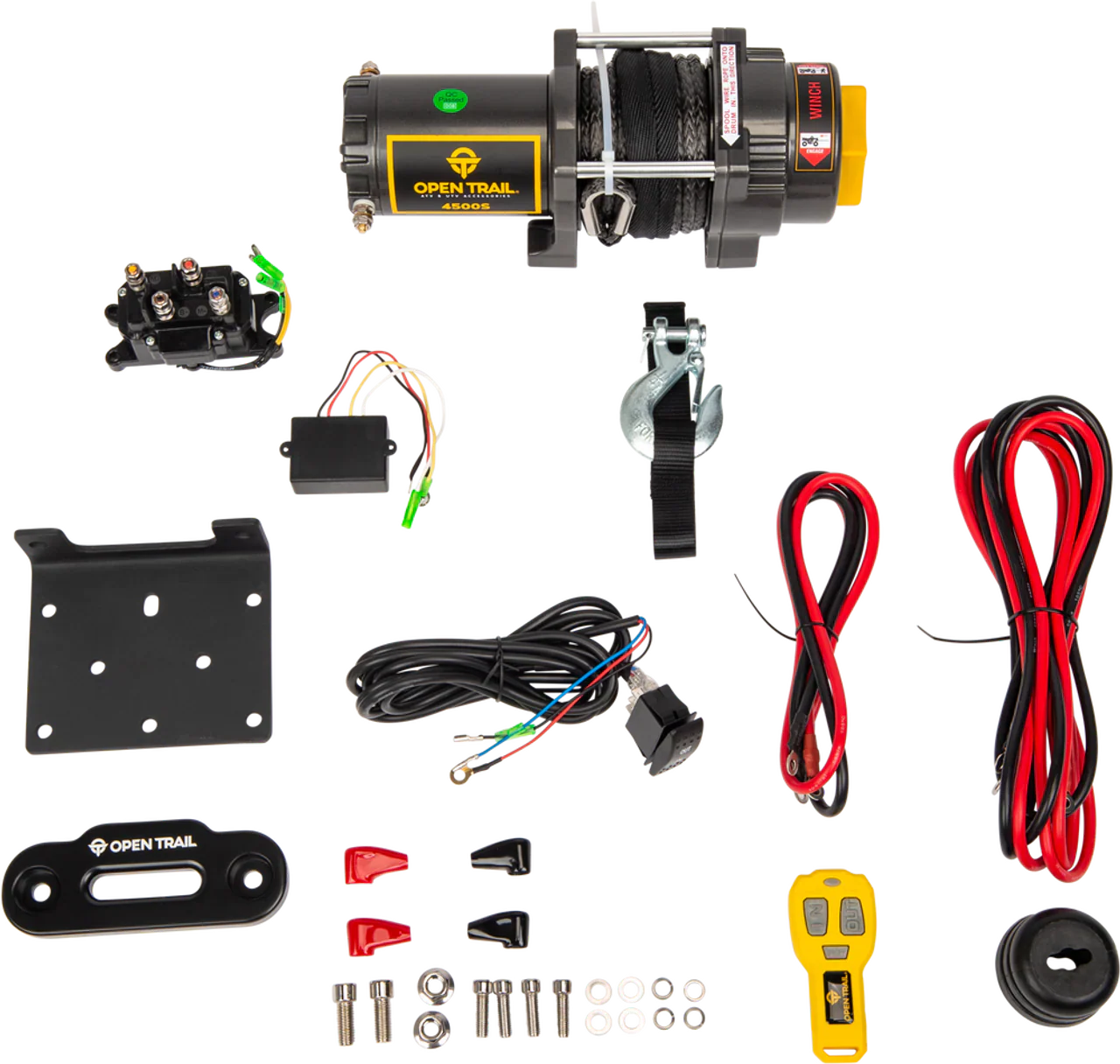 Open Trail 4500LB SYNTHETIC ROPE WINCH