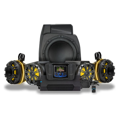 Polaris RZR Pro Series Phase-6 K-Spec 5-Speaker 1400watt System with JVC