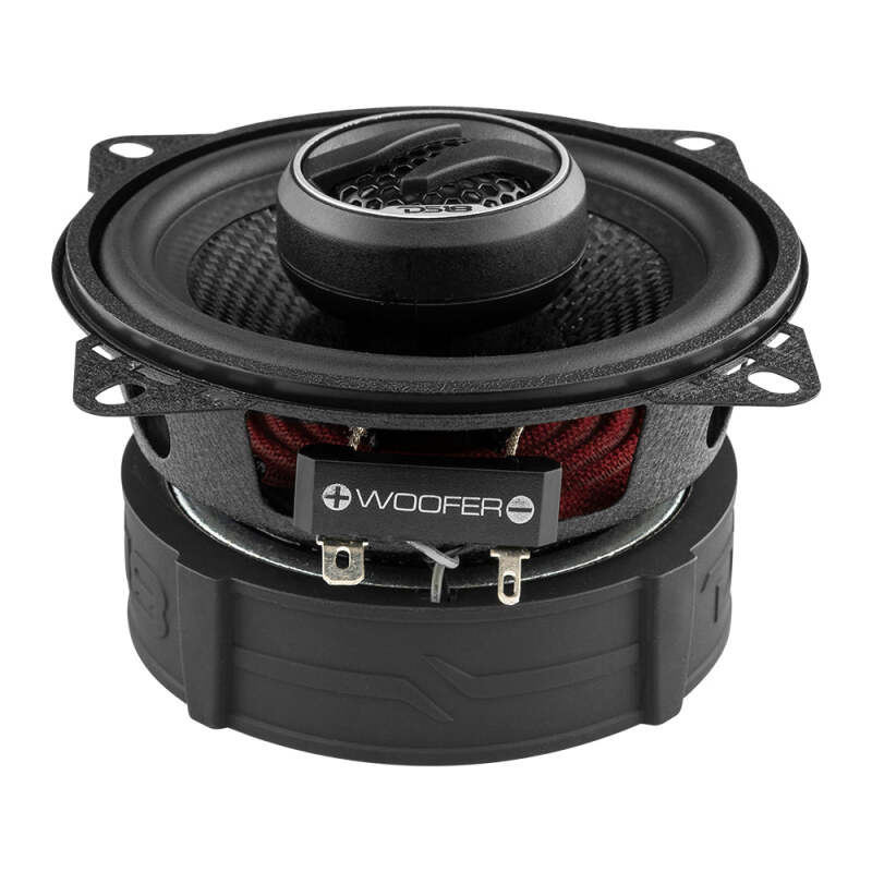 DS18 4in 50 Watts RMS 4 ohm 2-Way Coaxial Speaker w/ Kevlar Cones