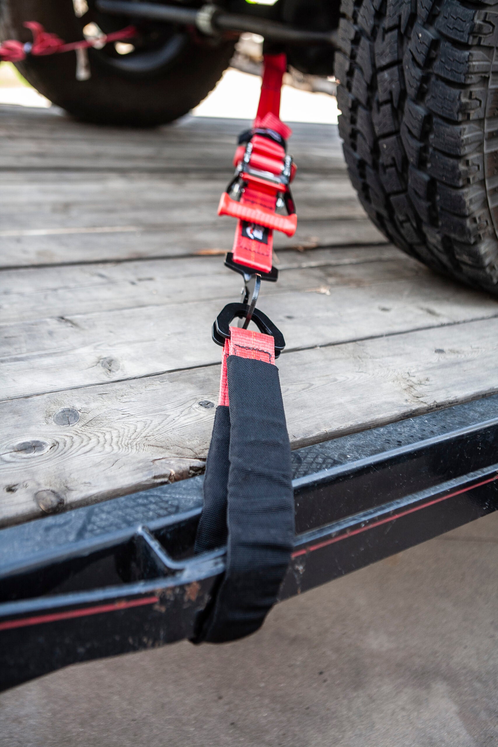 2" x 30" Axle Strap w/ D-Rings Black - SpeedStrap