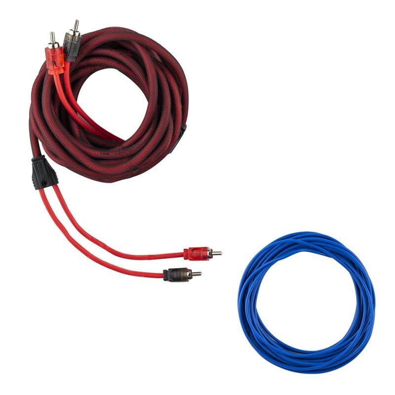 DS18 4-GA Amplifier Install Kit- Red