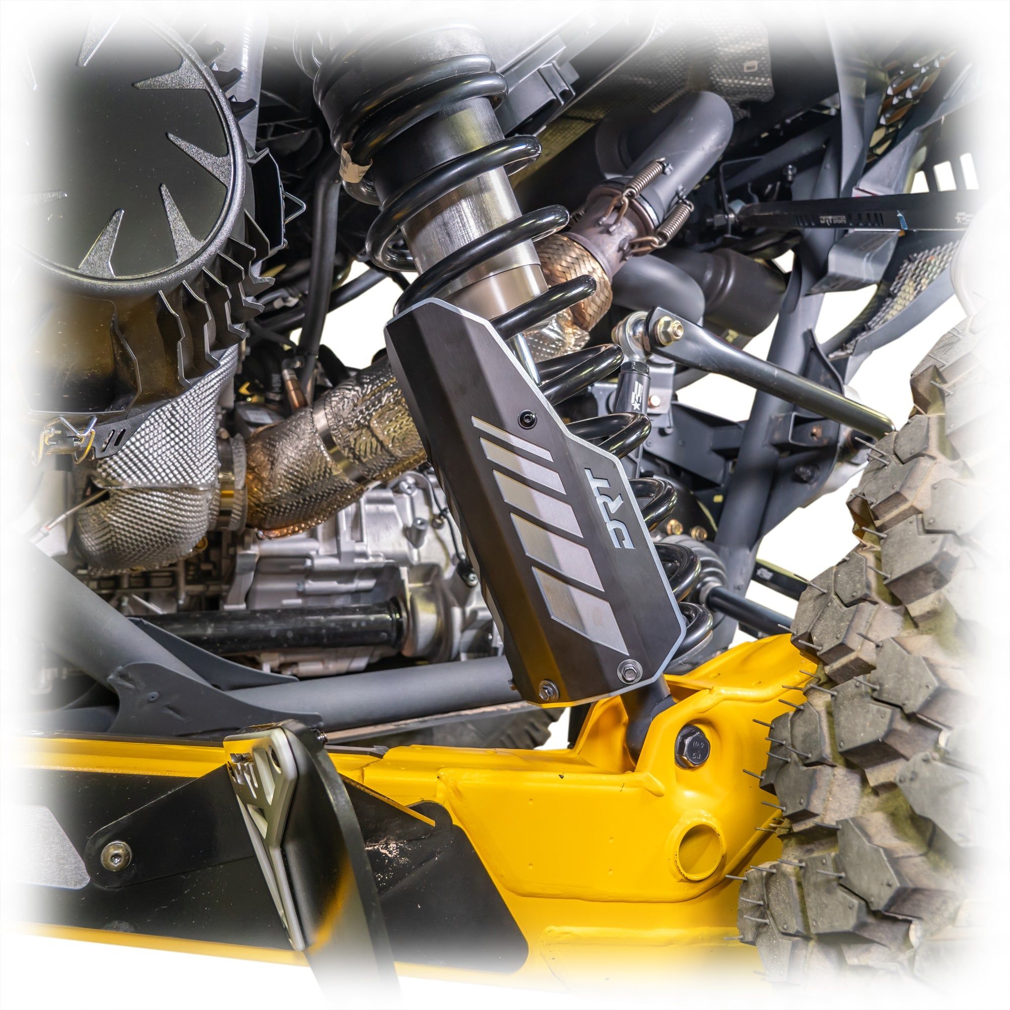 Can Am Maverick R / X3 Rear Aluminum Shock Guards