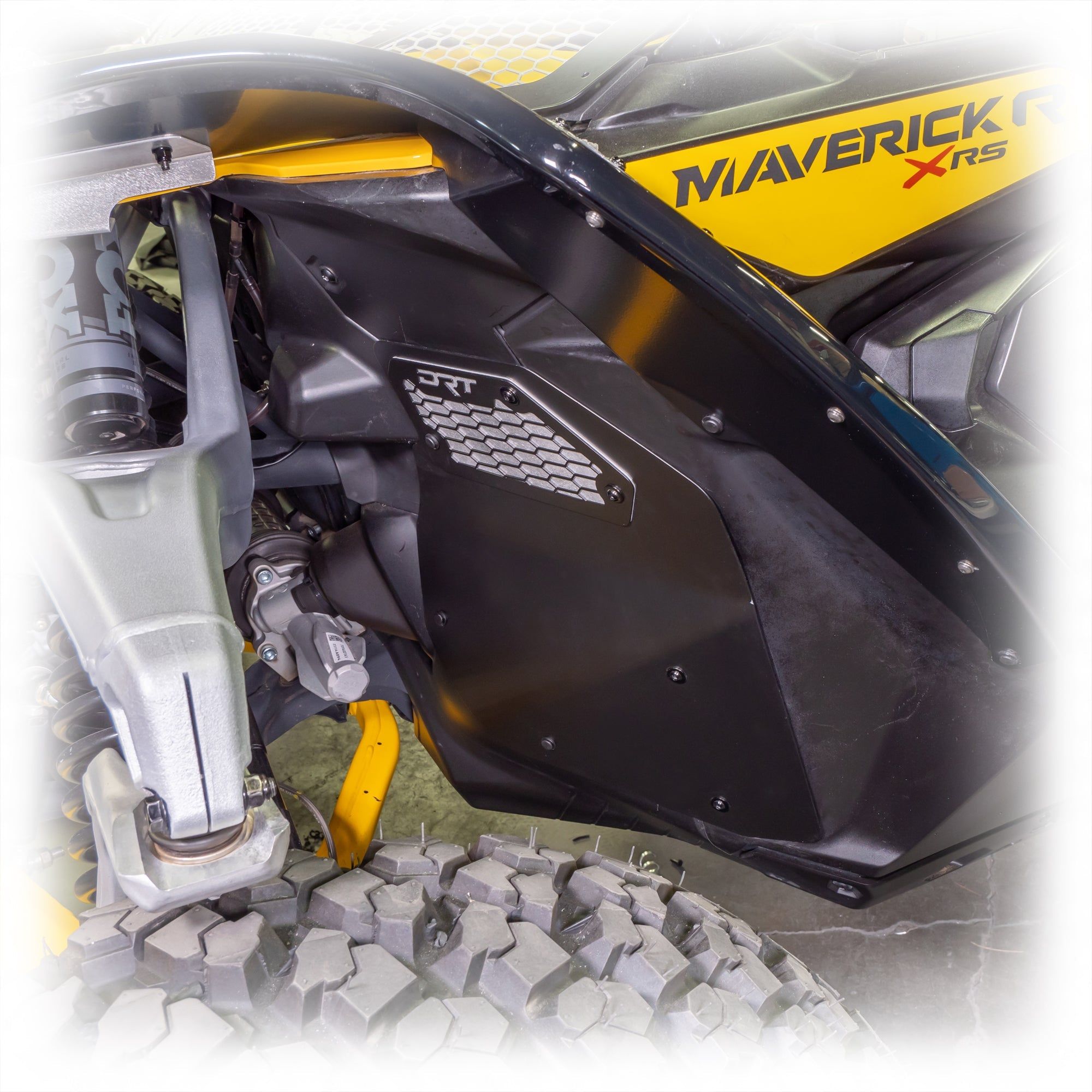 Can Am Maverick R Front Aluminum Rock Guard Kit