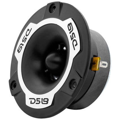 DS18 3.8in Super Bullet Tweeter 120 Watts RMS 1in Aluminum Vc 4 ohm Silver