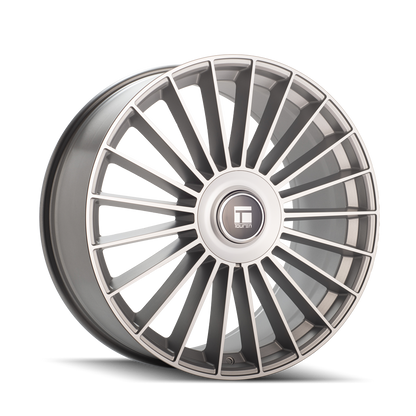 TOUREN TOUREN TR10 3610 SATIN SILVER MACHINED 24X10 5-114.3/5-127 35MM 78.3MM