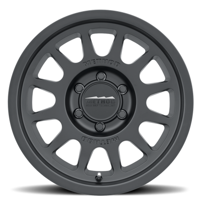 Method MR703 17x8.5 +25mm Offset 6x135 87mm CB Matte Black Wheel