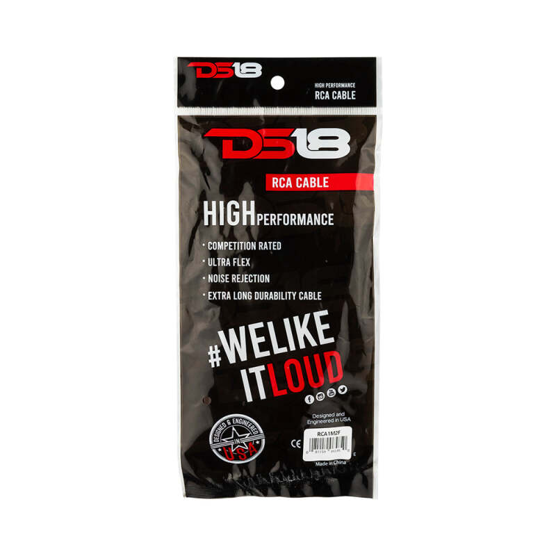 DS18 Level 1 RCA Wire Y Connector 1 Male to 2 Female