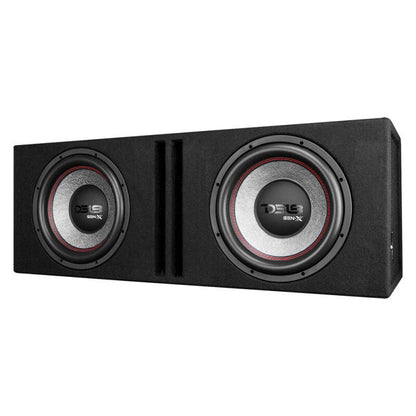 DS18 Dual 12in Loaded 900 Watts RMS 2x GEN-X124D Ported Enclosure Speakers Included