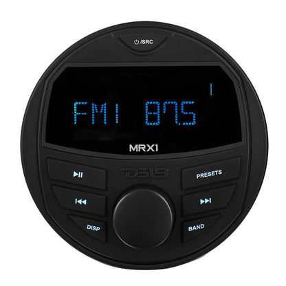 DS18 2.75in LCD screen 1 Zone 4 volts Output BT RDS 4 x 40 Watts Silicone Cover Headunit