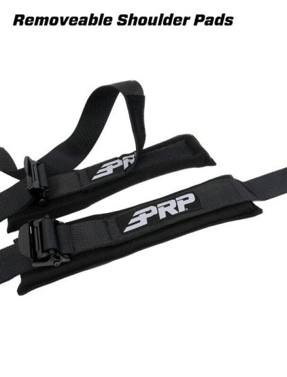 PRP 5.3x2 Harness - 5 Point Harness 3In Lap Belts 2In Shoulder Belts w/ Removable Pads