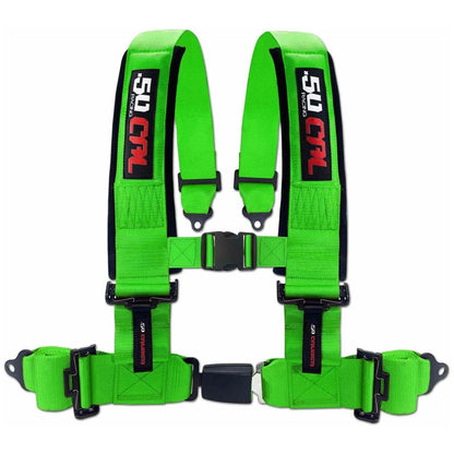 3" 4-Point Harness Seat Belt with Push Button Release