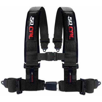 3" 4-Point Harness Seat Belt with Push Button Release