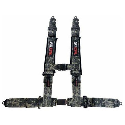 2" 4-Point Harness Seat Belt with Push Button Release