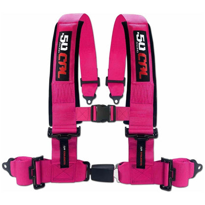 3" 4-Point Harness Seat Belt with Push Button Release