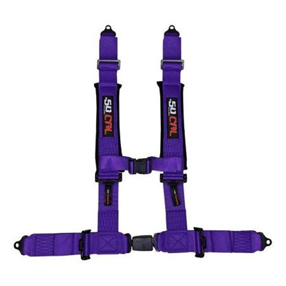 2" 4-Point Harness Seat Belt with Push Button Release