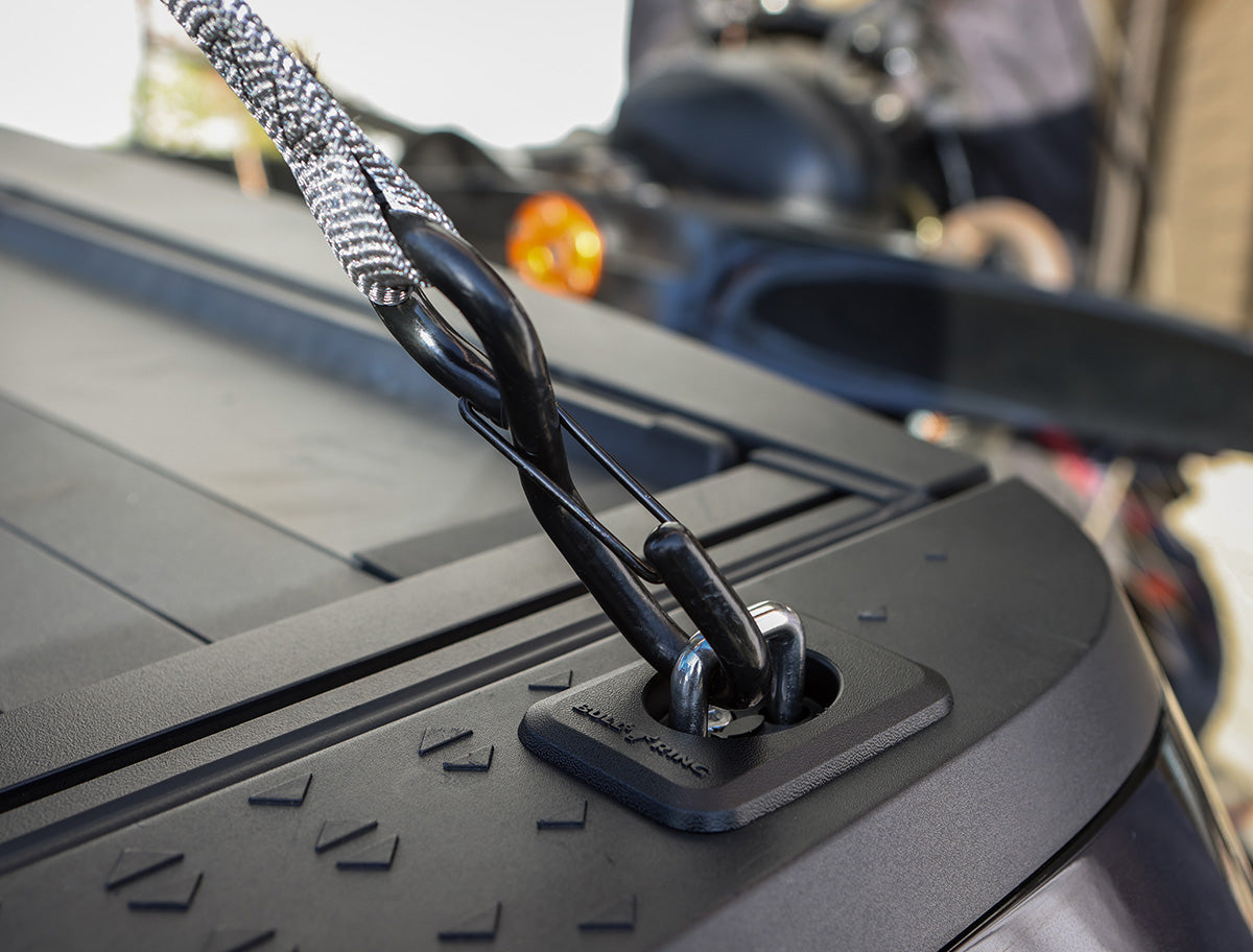 Raised Fit Retractable Tie-Down Anchors | 2009+ Dodge RAM | 2014 -2019 Toyota Tundra - Crew Max | 2022+ Hyundai Santa Cruz | - SpeedStrap