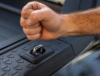 Raised Fit Retractable Tie-Down Anchors | 1998-2014 Ford F150 and 1998-2016 Ford Super Duty | 1999-2013 Chevrolet/GMC | 1995-2008 Dodge RAM | 1995+ Dodge RAM Dually | - SpeedStrap