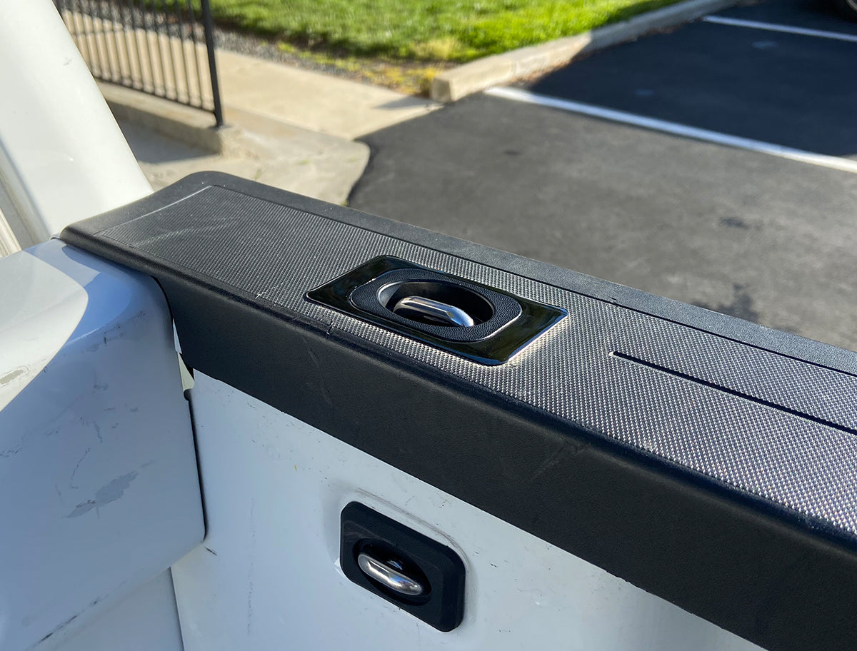 Gunmetal Flush Fit Retractable Tie-Down Anchors | 2014 + Chevy Silverado and GMC Sierra |  - SpeedStrap