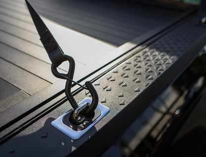 Stainless Steel Flush Fit Retractable Tie-Down Anchors | 1995+ Dodge RAM with Dually Bed | - SpeedStrap