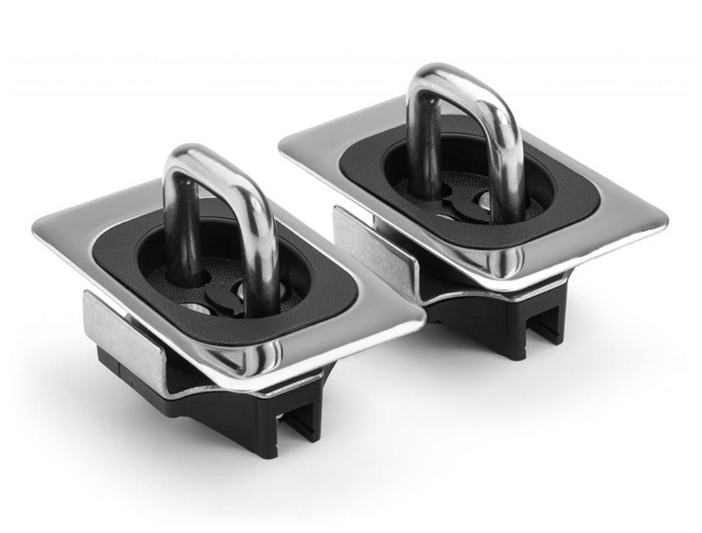 Stainless Steel Flush Fit Retractable Tie-Down Anchors | 1995+ Dodge RAM with Dually Bed | - SpeedStrap