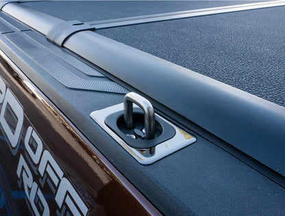 Stainless Steel Flush Fit Retractable Tie-Down Anchors | 1995+ Dodge RAM with Dually Bed | - SpeedStrap