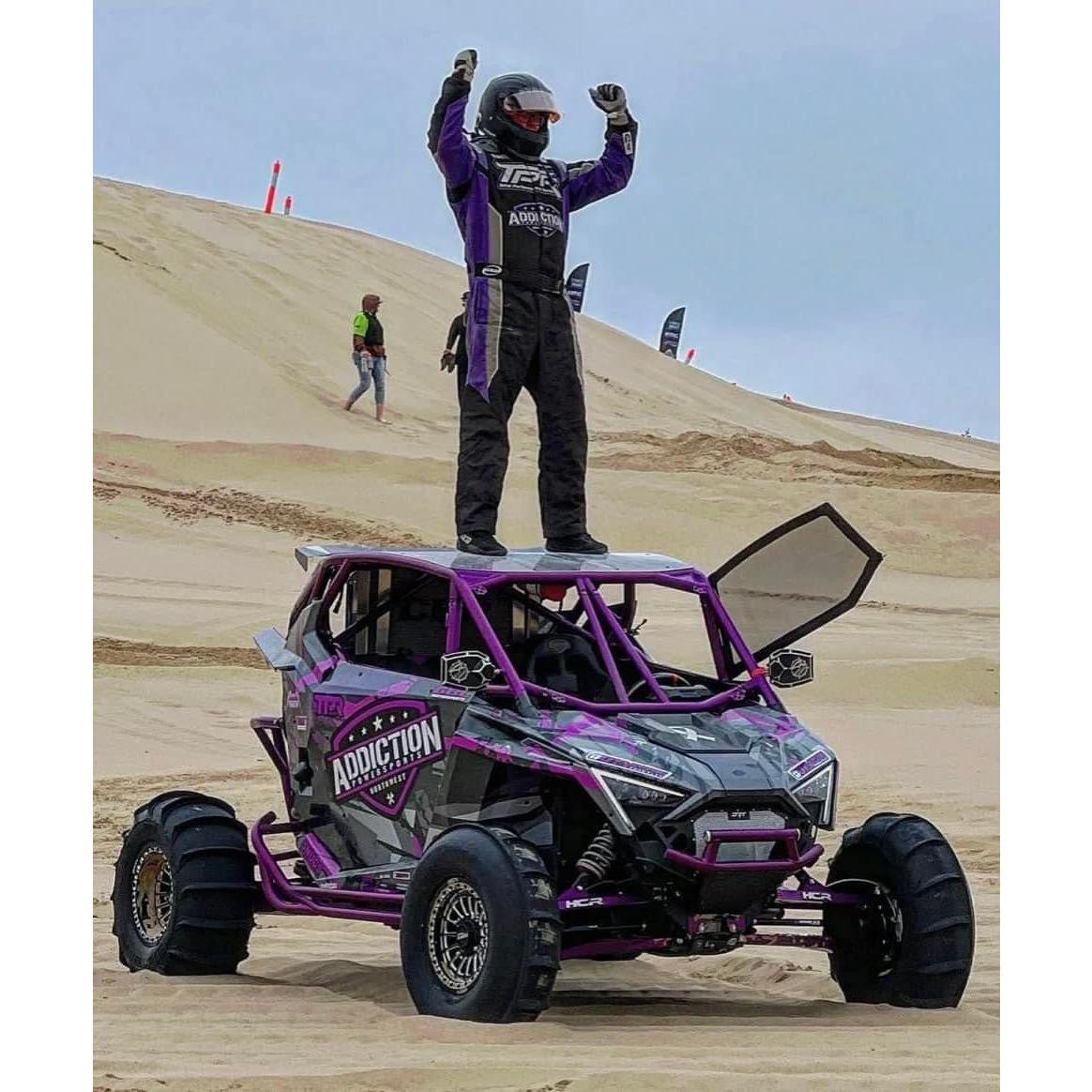 Delta Beadlock Wheel (Satin Black Contrast Cut)