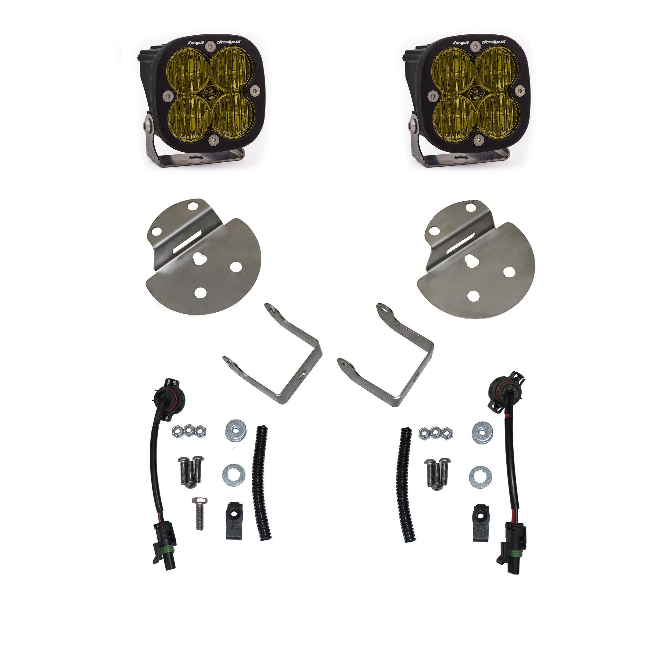 Baja Designs GM, Chevy/GMC HD, Canyon/Colorado (15-19) SAE Fog Pocket Kits