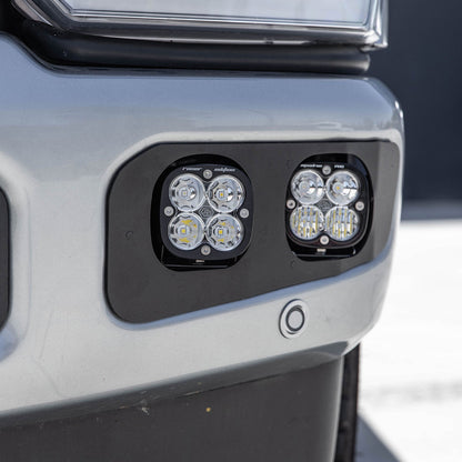 2023+ Ford Super Duty Baja Designs Ford Squadron Racer/Squadron Pro "UNLIMITED" Dual Fog Pocket Ligh Kit