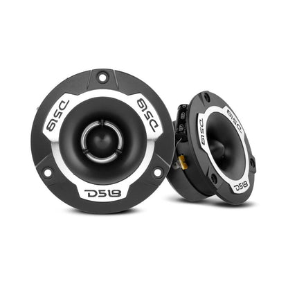 DS18 3.8in Super Bullet Tweeter 120 Watts RMS 1in Aluminum Vc 4 ohm Silver