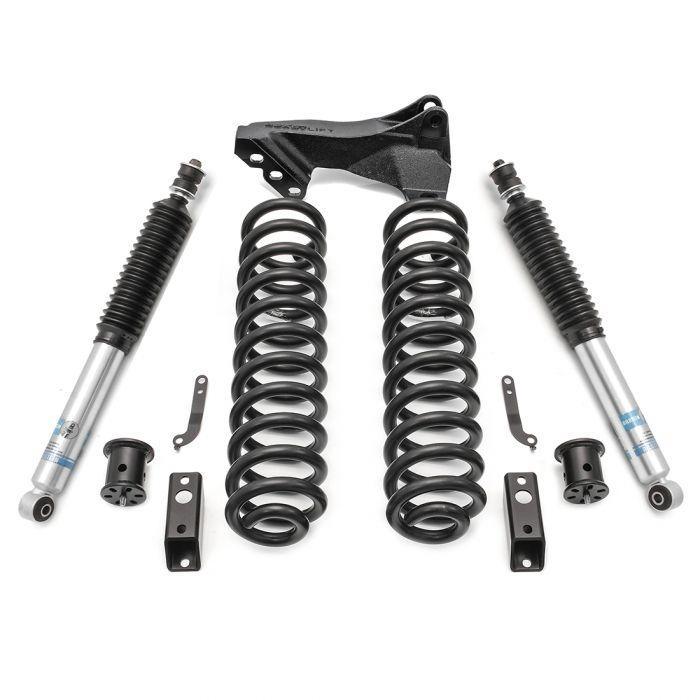 READY LIFT 2.5'' COIL SPRING FRONT LIFT KIT W/BILSTEIN SHOCKS- FORD SUPER DUTY 4WD 2011-2016