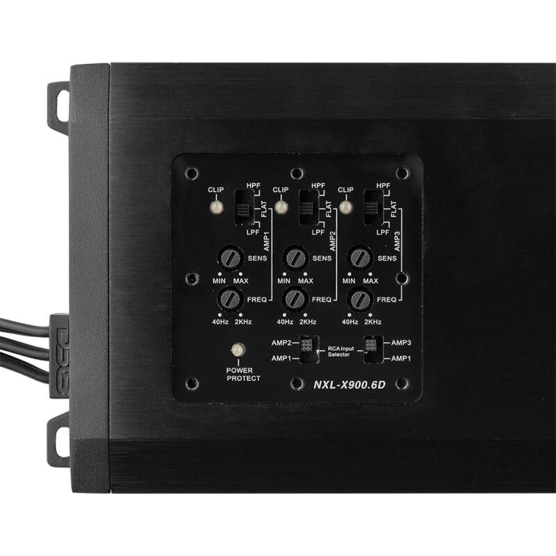 DS18 6-Channel Class-D Amp Full-Range 6 x 150 Watts RMS at4 ohm IP67 Waterproof Rating